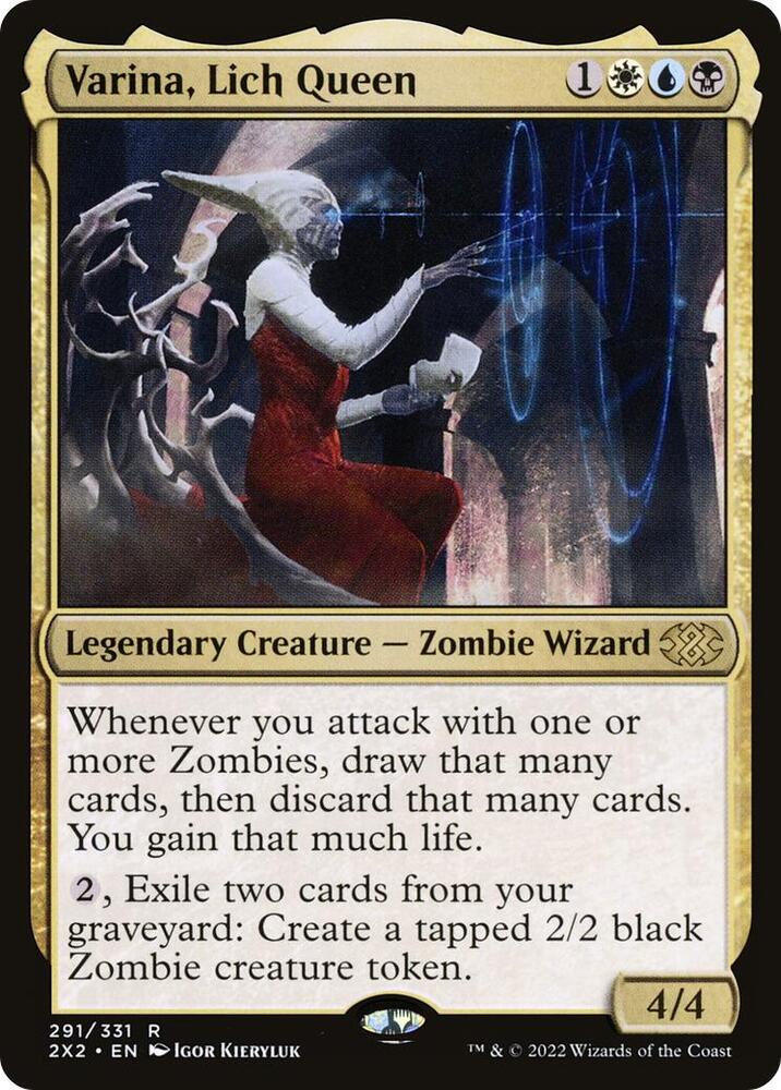 Varina, Lich Queen 291 card from Double Masters 2022