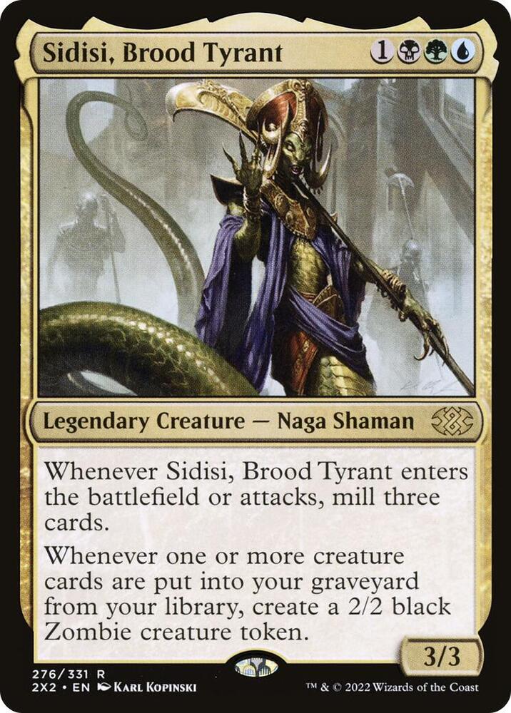 Sidisi, Brood Tyrant 276 card from Double Masters 2022