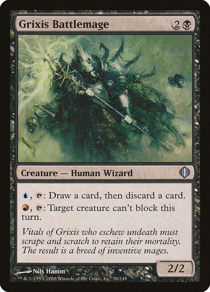 Grixis Battlemage 78 card from Shards of Alara