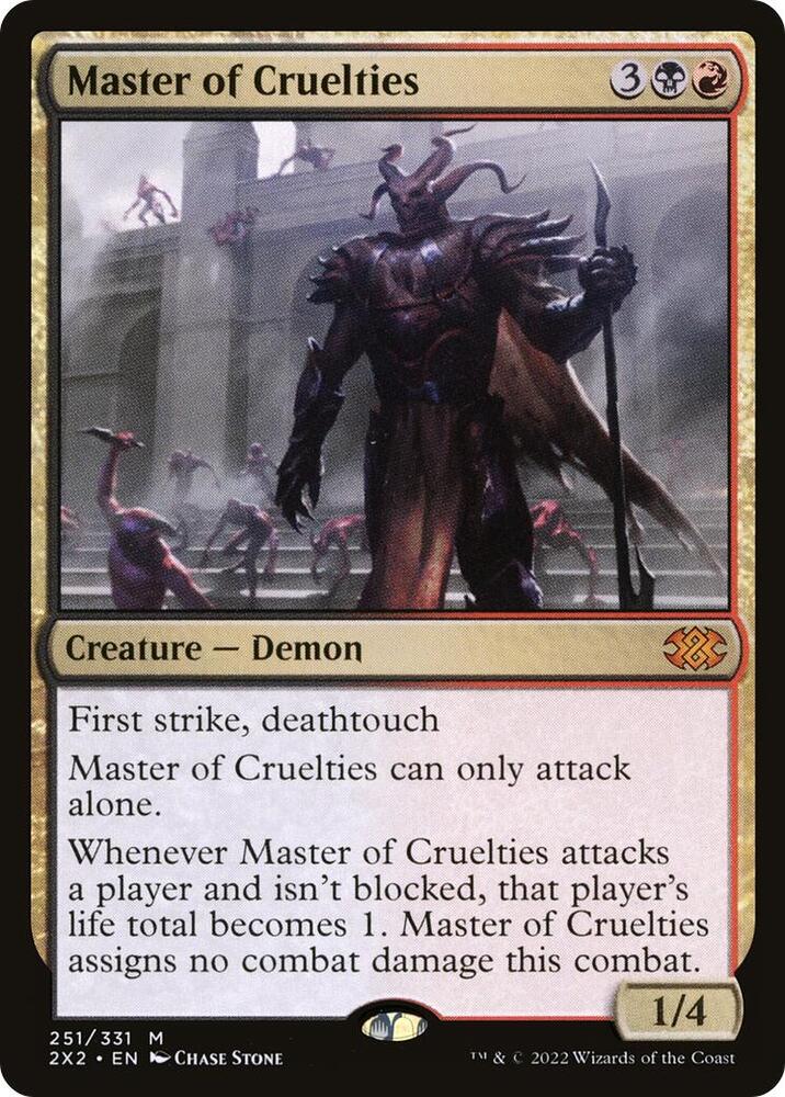 Master of Cruelties 251 card from Double Masters 2022