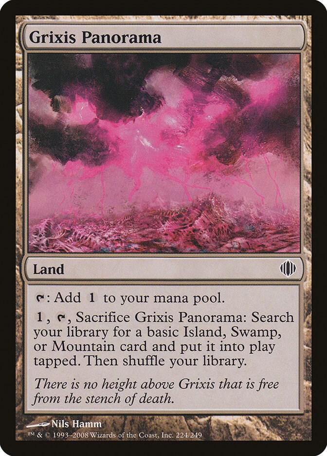 Grixis Panorama 224 card from Shards of Alara