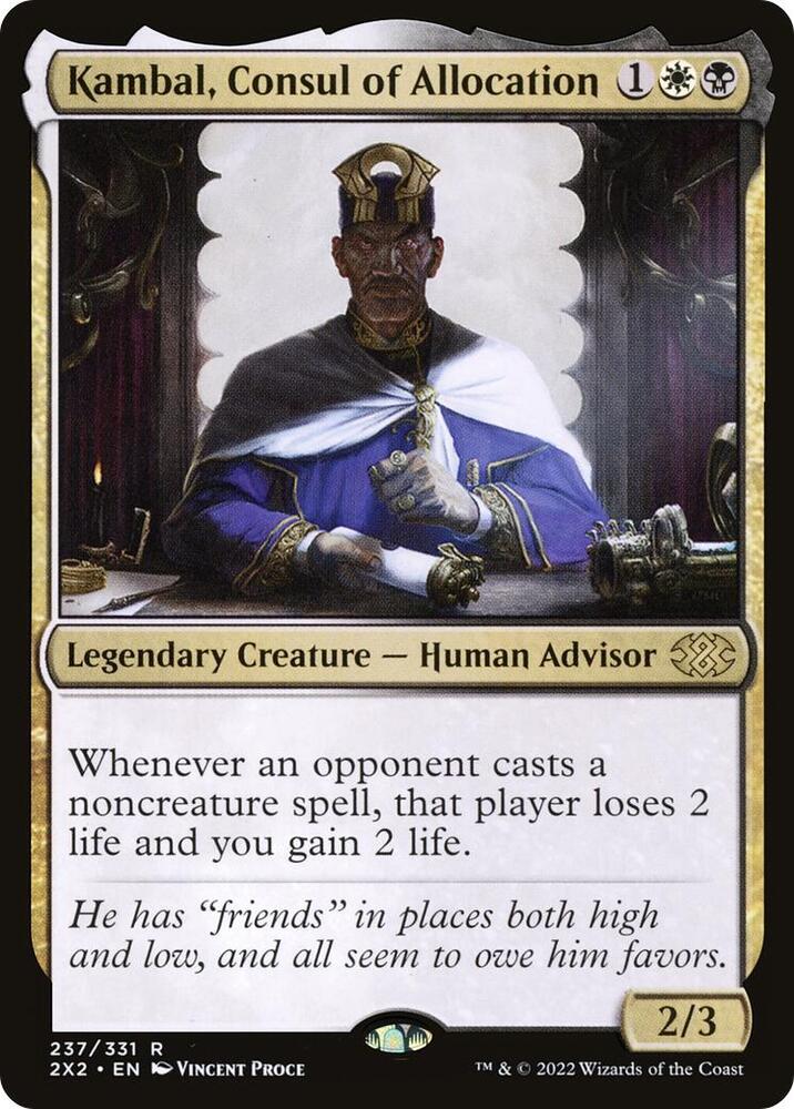 Kambal, Consul of Allocation 237 card from Double Masters 2022