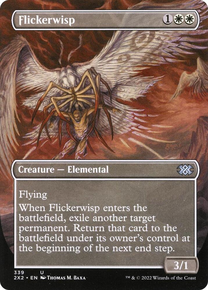 Flickerwisp (Borderless) 339 card from Double Masters 2022