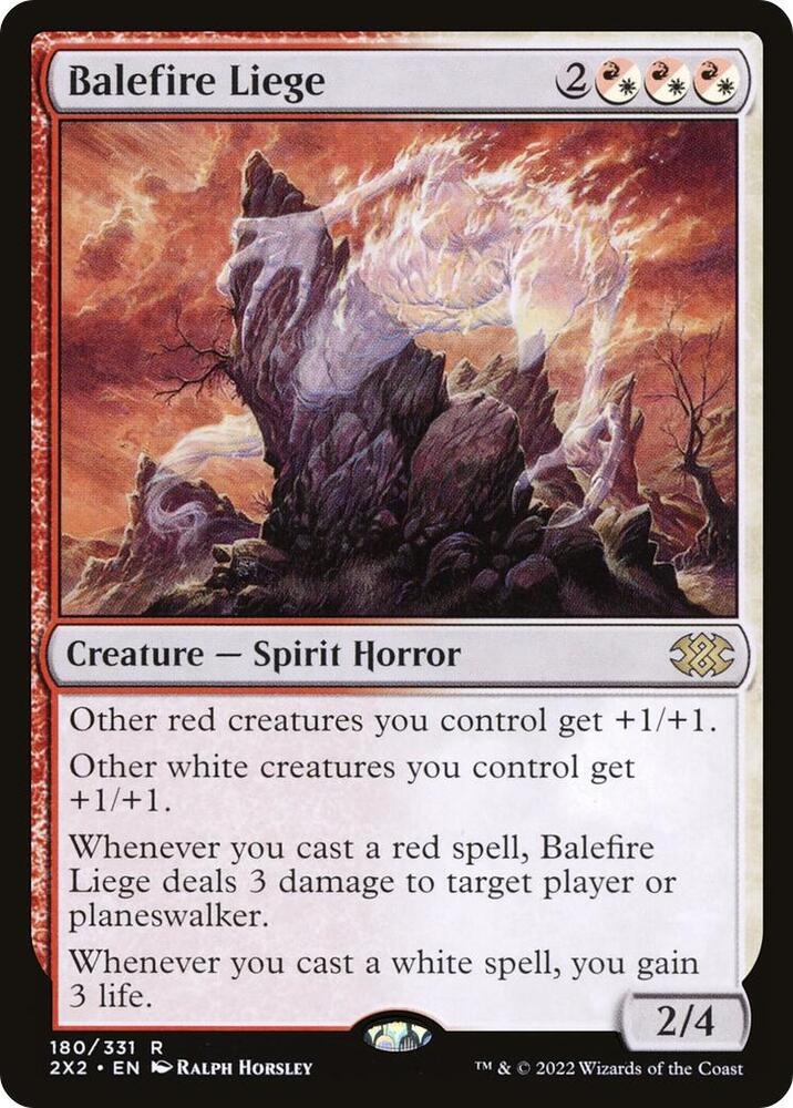 Balefire Liege 180 card from Double Masters 2022
