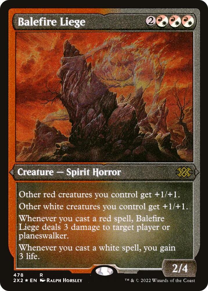 Balefire Liege (Foil Etched) 478 card from Double Masters 2022