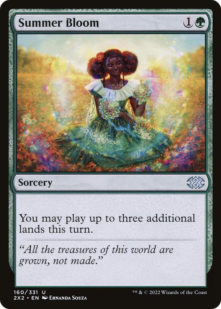 Summer Bloom 160 card from Double Masters 2022