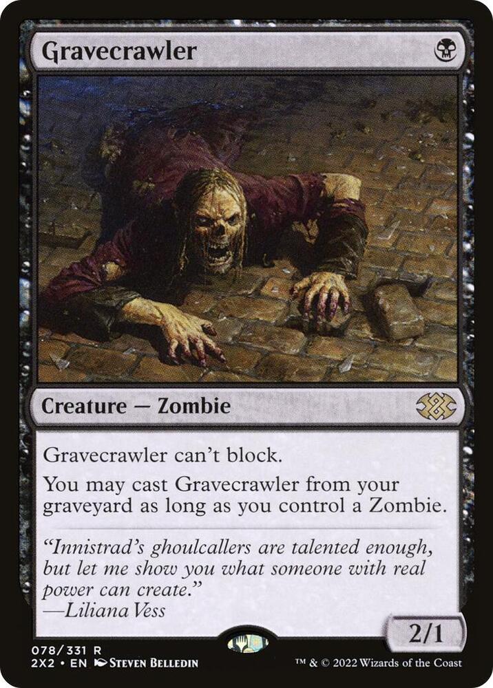 Gravecrawler 78 card from Double Masters 2022