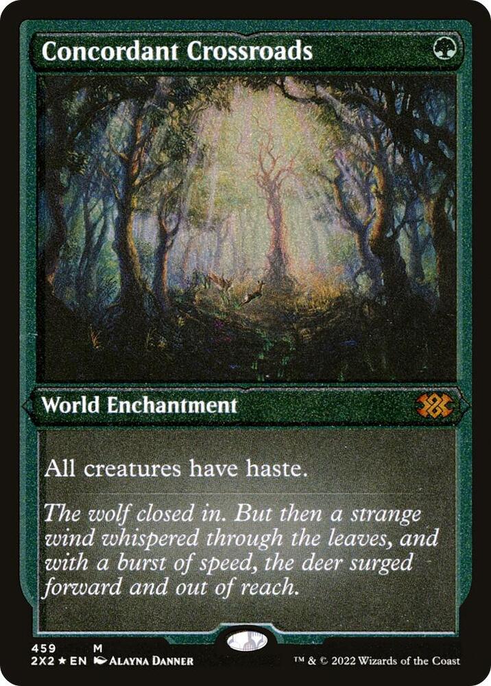 Concordant Crossroads (Foil Etched) 459 card from Double Masters 2022