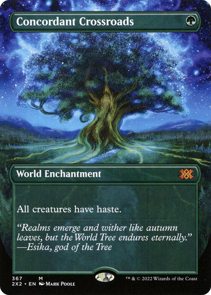 Concordant Crossroads (Borderless) 367 card from Double Masters 2022