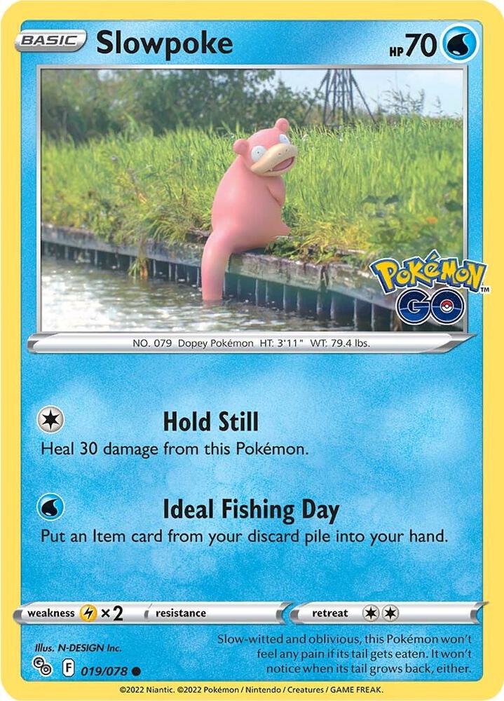 Slowpoke 019/078 card from Pokemon GO