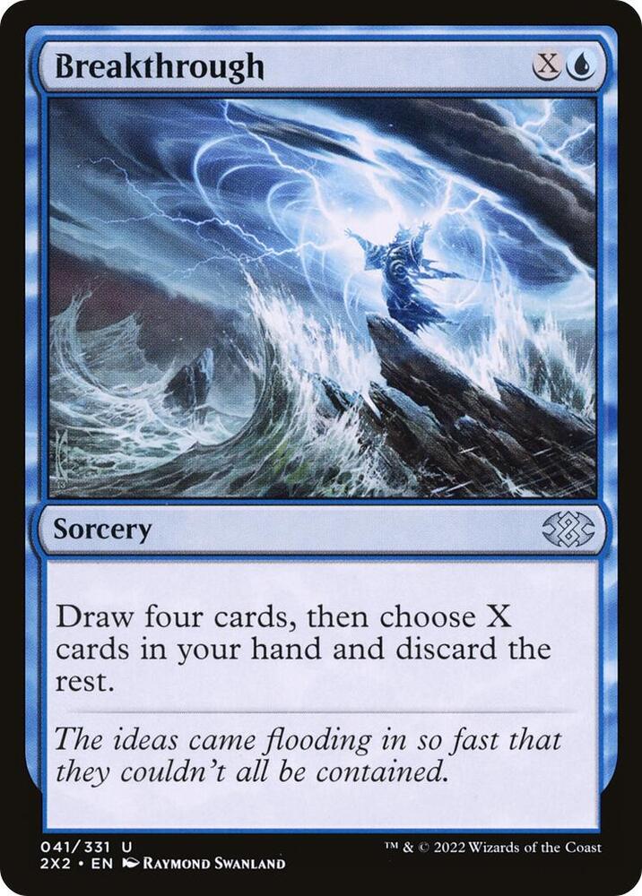 Breakthrough 41 card from Double Masters 2022