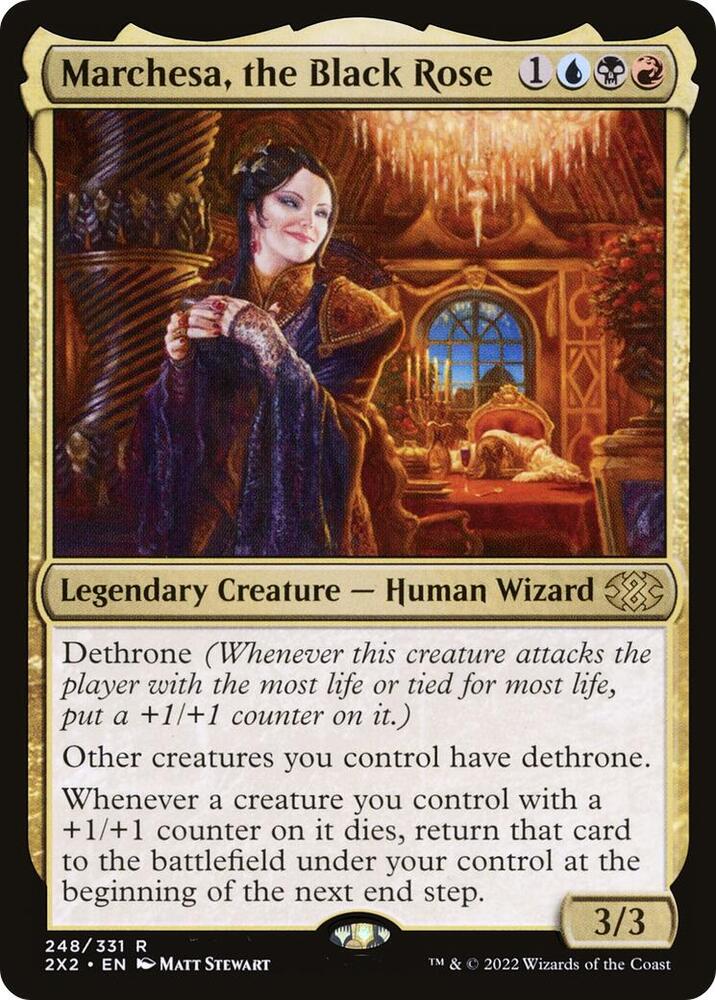 Marchesa, the Black Rose 248 card from Double Masters 2022