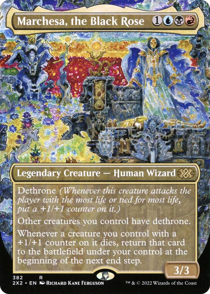 Marchesa, the Black Rose (Borderless) 382 card from Double Masters 2022