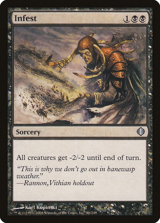 Infest 80 card from Shards of Alara