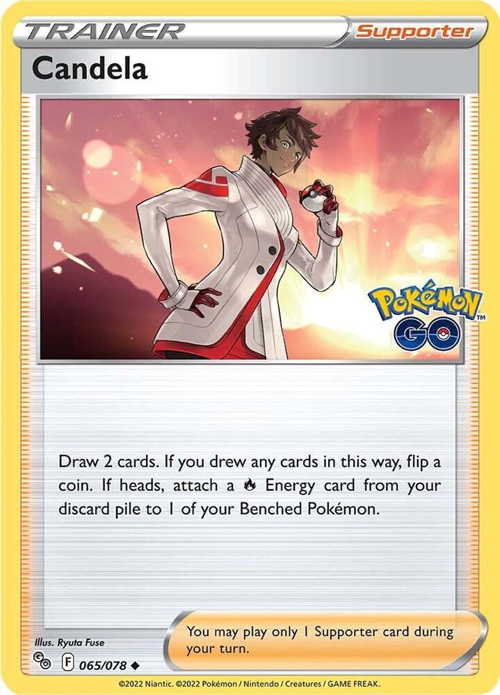 Candela 065/078 card from Pokemon GO