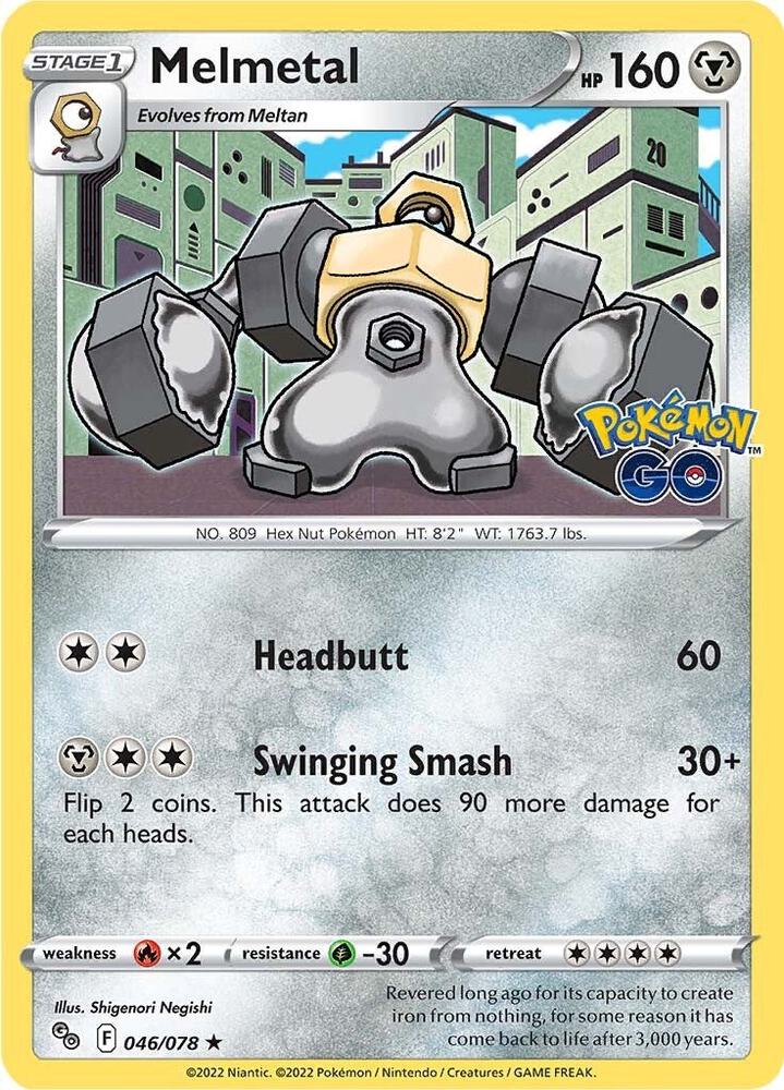 Melmetal 046/078 card from Pokemon GO