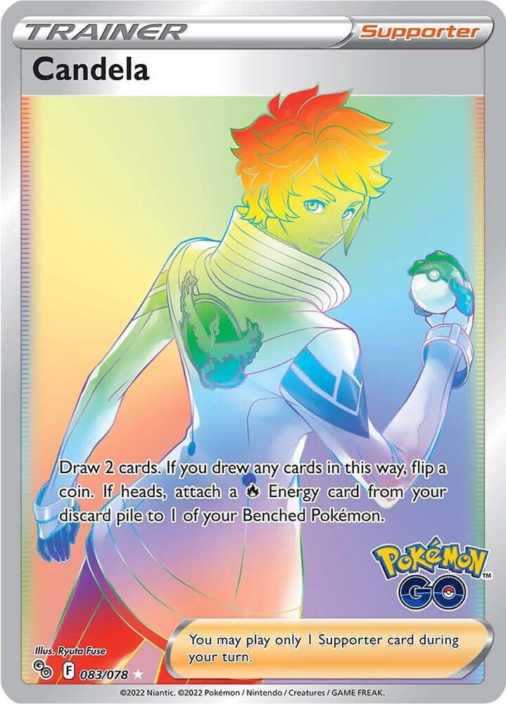 Candela (Secret) 083/078 card from Pokemon GO