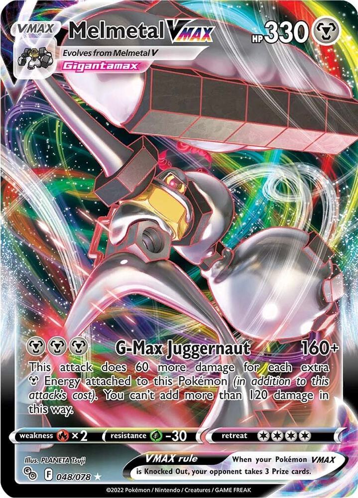 Melmetal VMAX 048/078 card from Pokemon GO