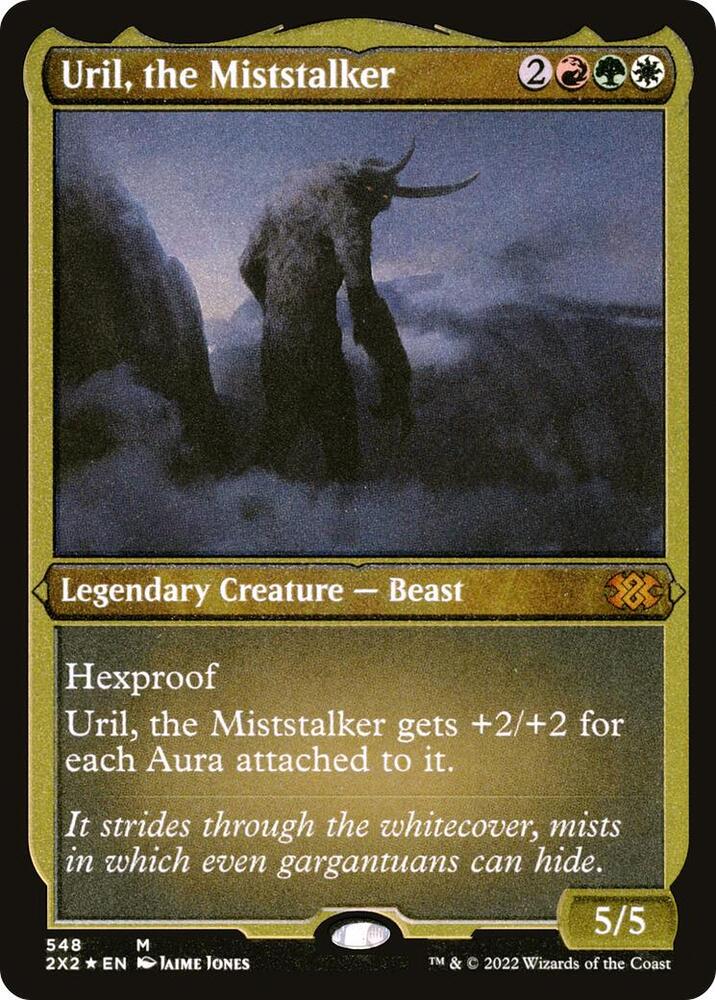 Uril, the Miststalker (Foil Etched) 548 card from Double Masters 2022
