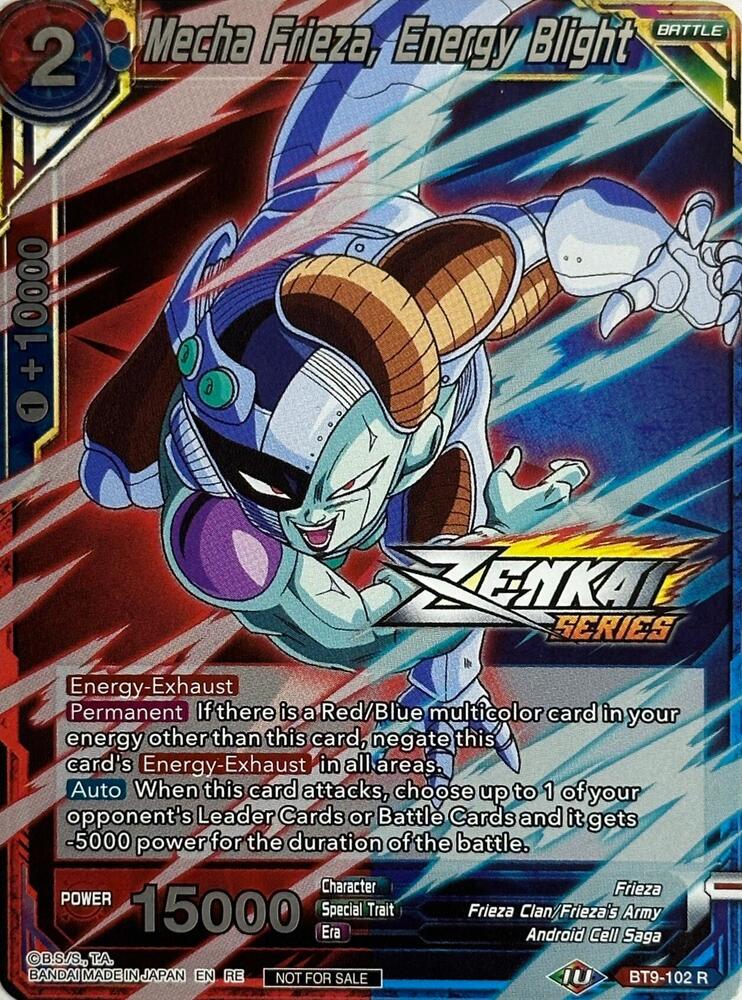 Mecha Frieza, Energy Blight (Event Pack 10) (Alternate Foil) BT9-102 card from Tournament Promotion Cards