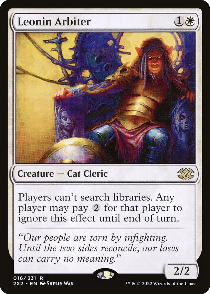Leonin Arbiter 16 card from Double Masters 2022