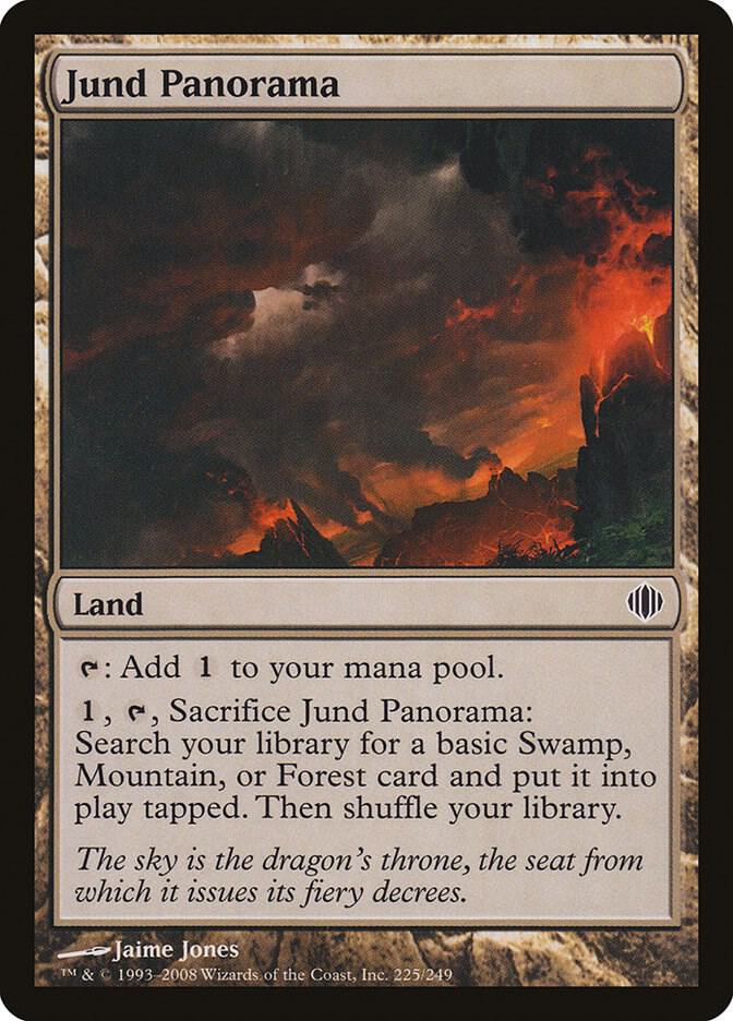 Jund Panorama 225 card from Shards of Alara