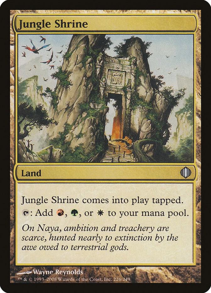 Jungle Shrine 226 card from Shards of Alara