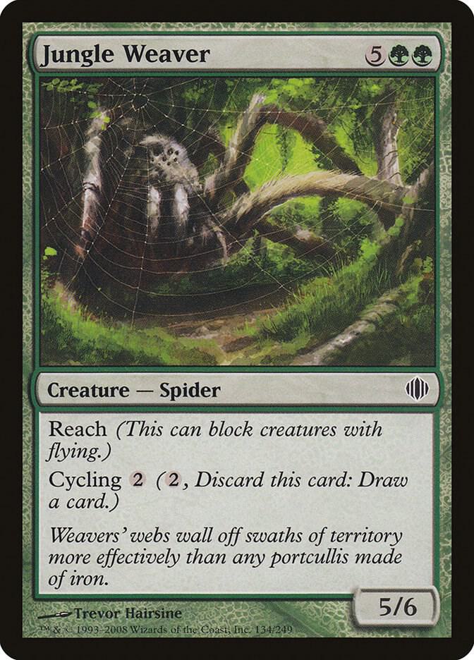 Jungle Weaver 134 card from Shards of Alara