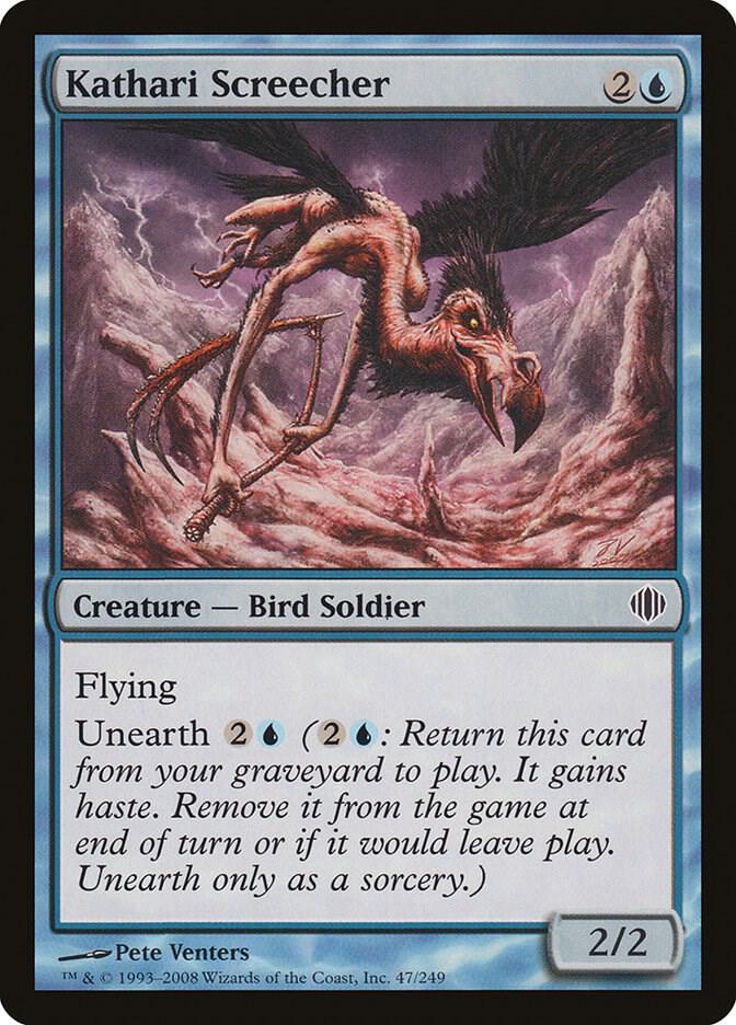 Kathari Screecher 47 card from Shards of Alara