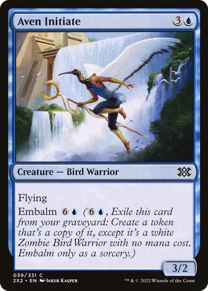 Aven Initiate 39 card from Double Masters 2022