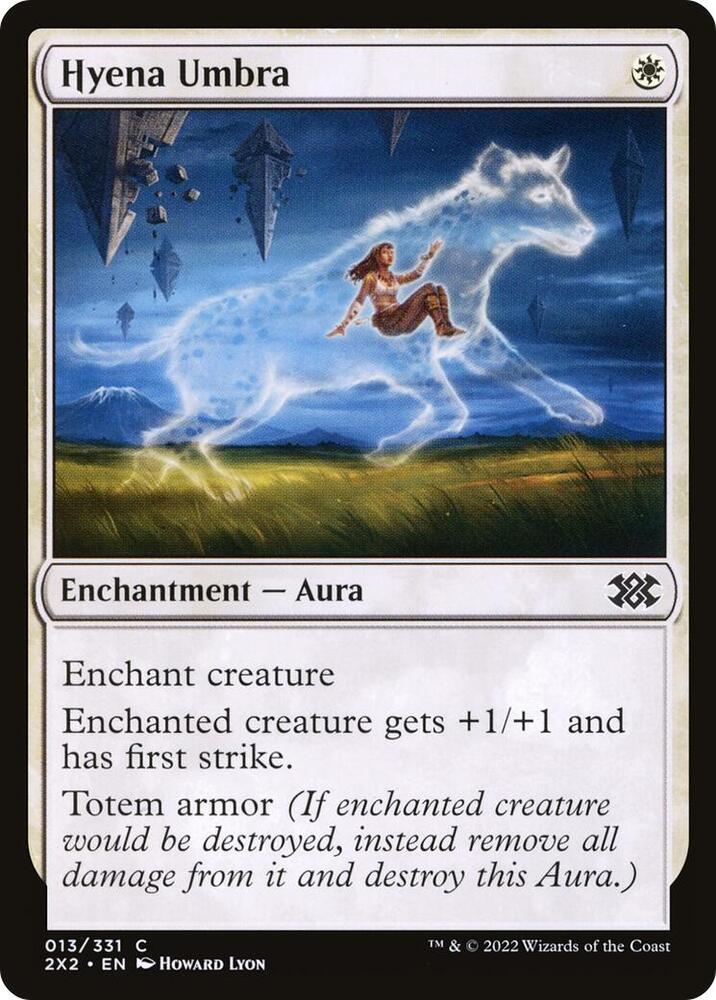 Hyena Umbra 13 card from Double Masters 2022