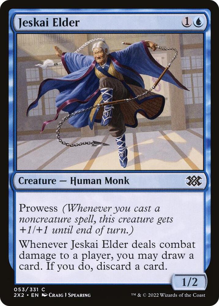 Jeskai Elder 53 card from Double Masters 2022