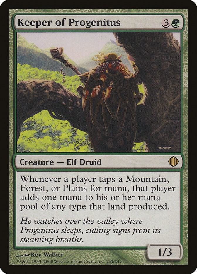 Keeper of Progenitus 135 card from Shards of Alara