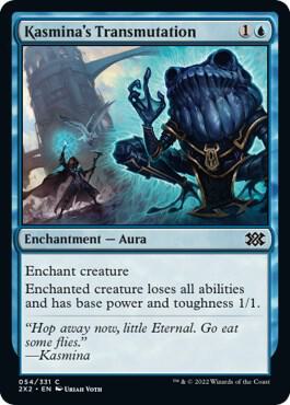 Kasmina's Transmutation 54 card from Double Masters 2022