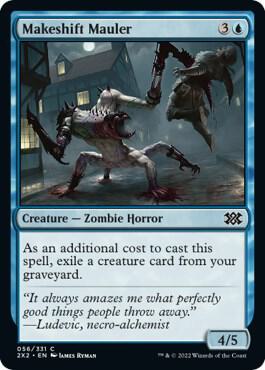 Makeshift Mauler 56 card from Double Masters 2022