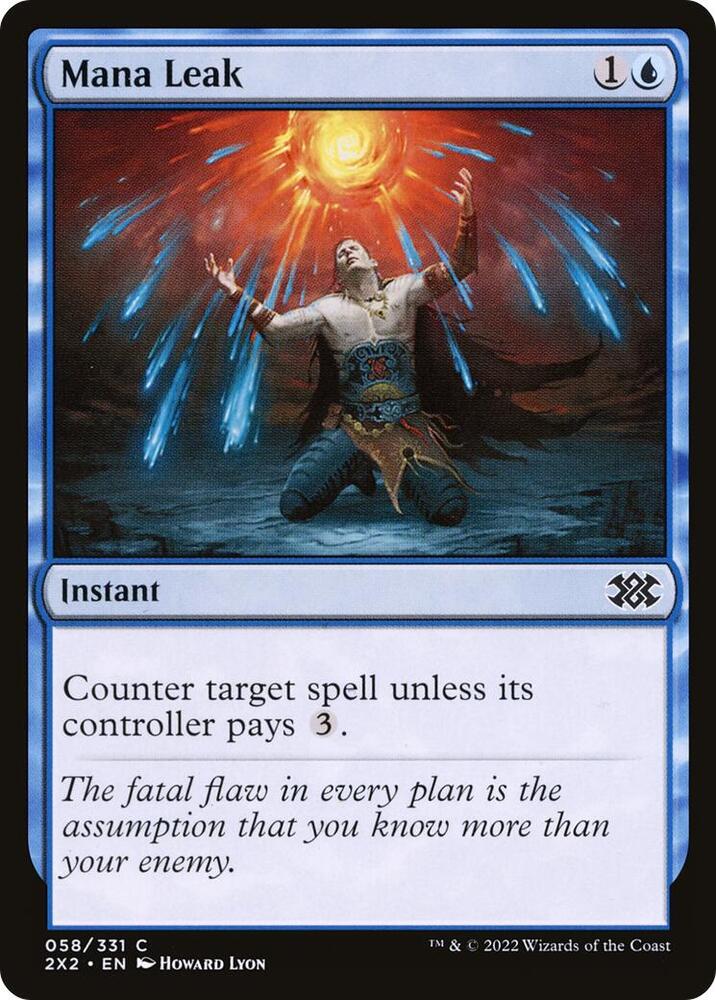 Mana Leak 58 card from Double Masters 2022