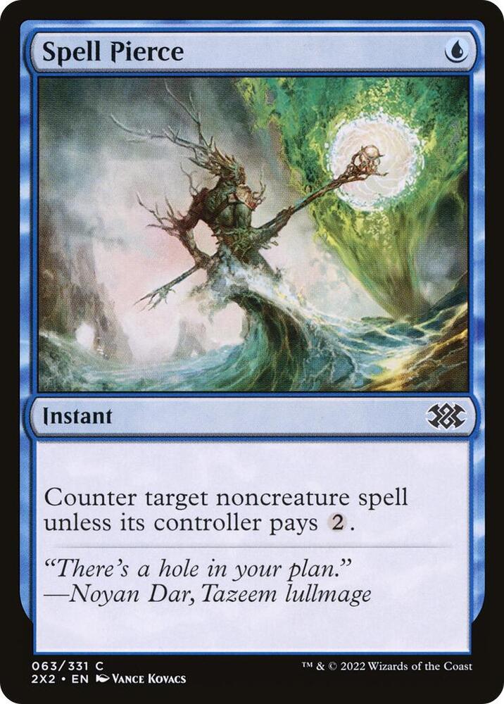 Spell Pierce 63 card from Double Masters 2022