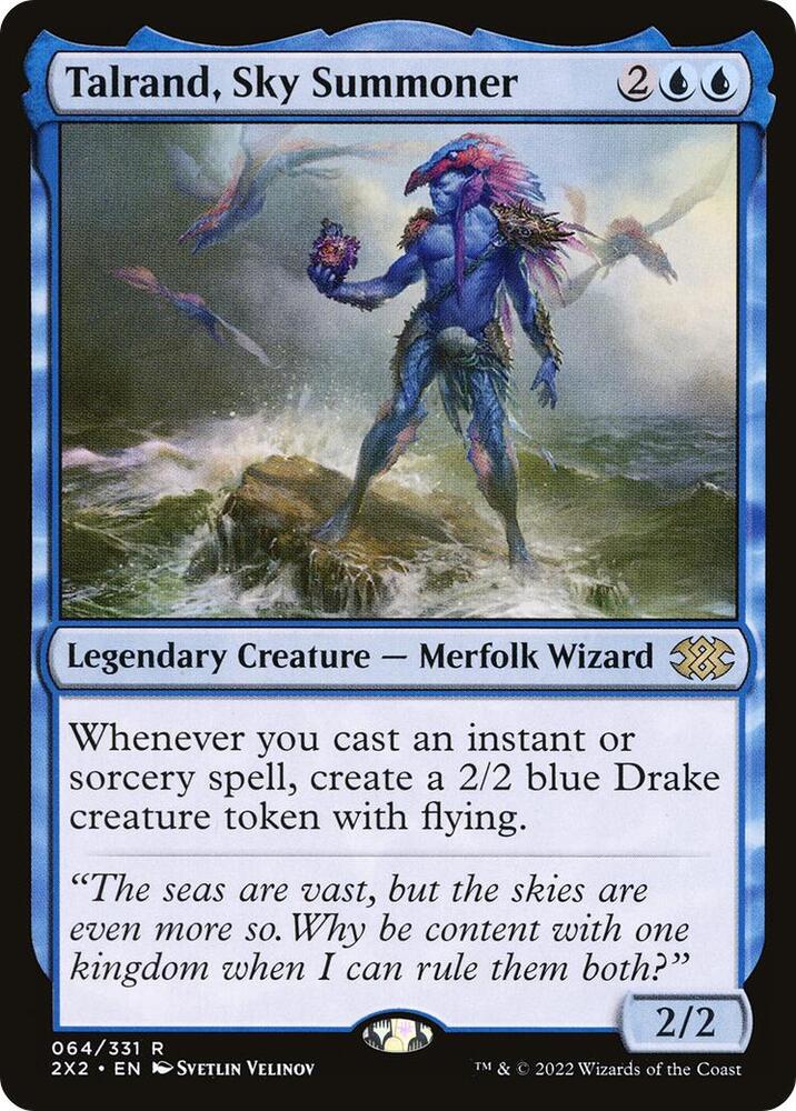 Talrand, Sky Summoner 64 card from Double Masters 2022