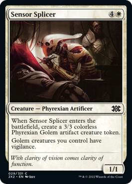 Sensor Splicer 29 card from Double Masters 2022