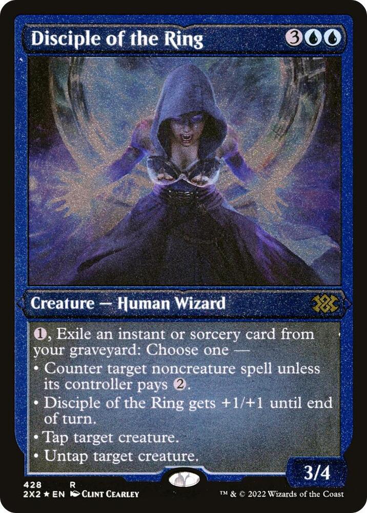 Disciple of the Ring (Foil Etched) 428 card from Double Masters 2022