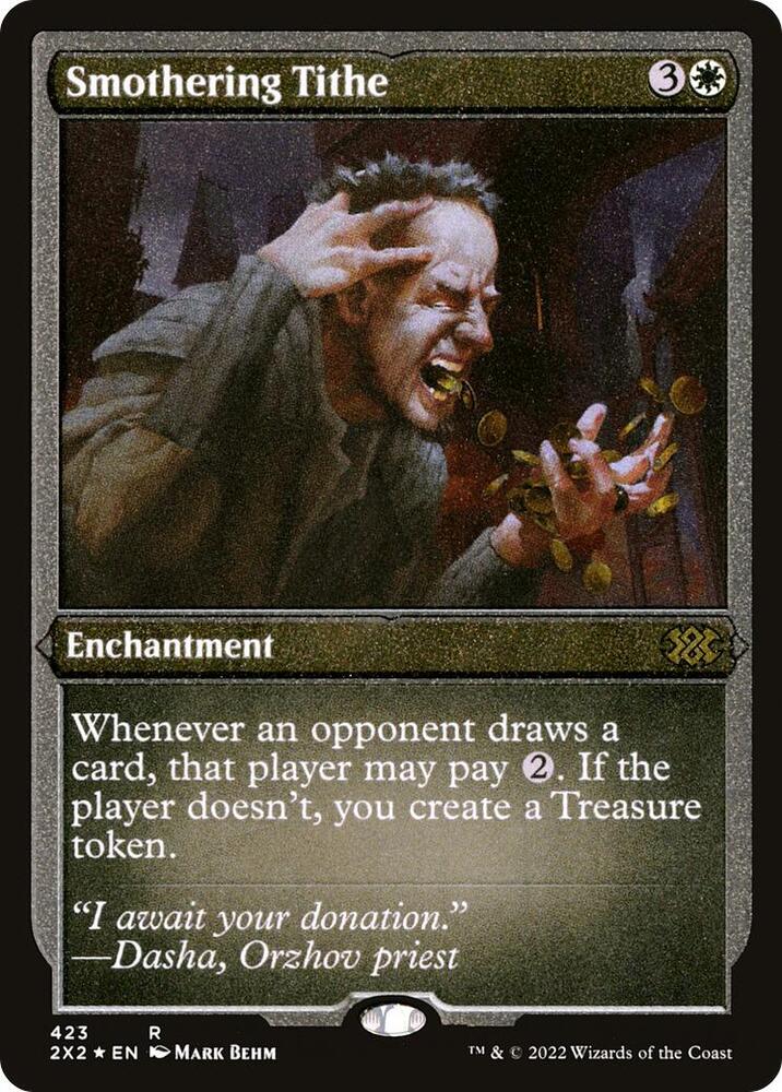Smothering Tithe (Foil Etched) 423 card from Double Masters 2022