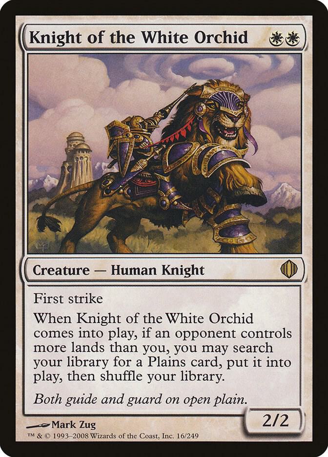 Knight of the White Orchid 16 card from Shards of Alara