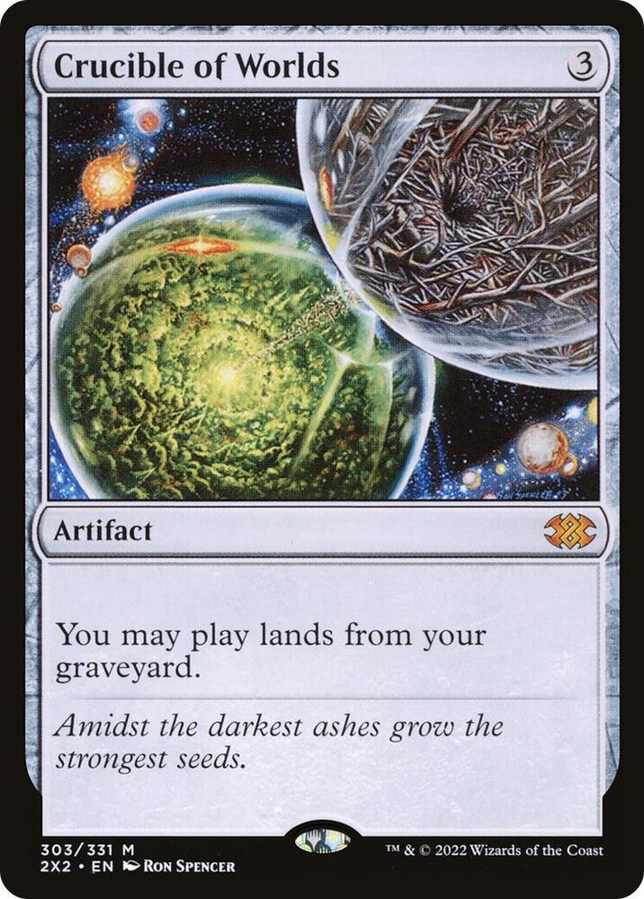 Crucible of Worlds 303 card from Double Masters 2022