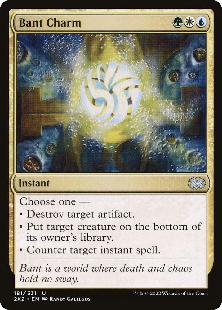Bant Charm 181 card from Double Masters 2022