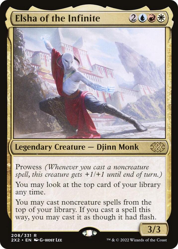 Elsha of the Infinite 208 card from Double Masters 2022