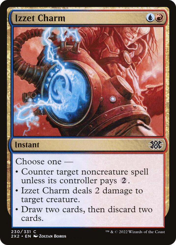 Izzet Charm 230 card from Double Masters 2022