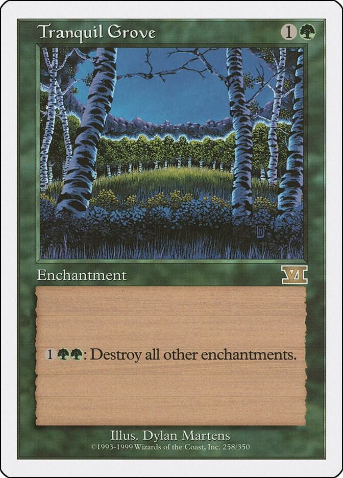 Tranquil Grove 258 card from Classic Sixth Edition
