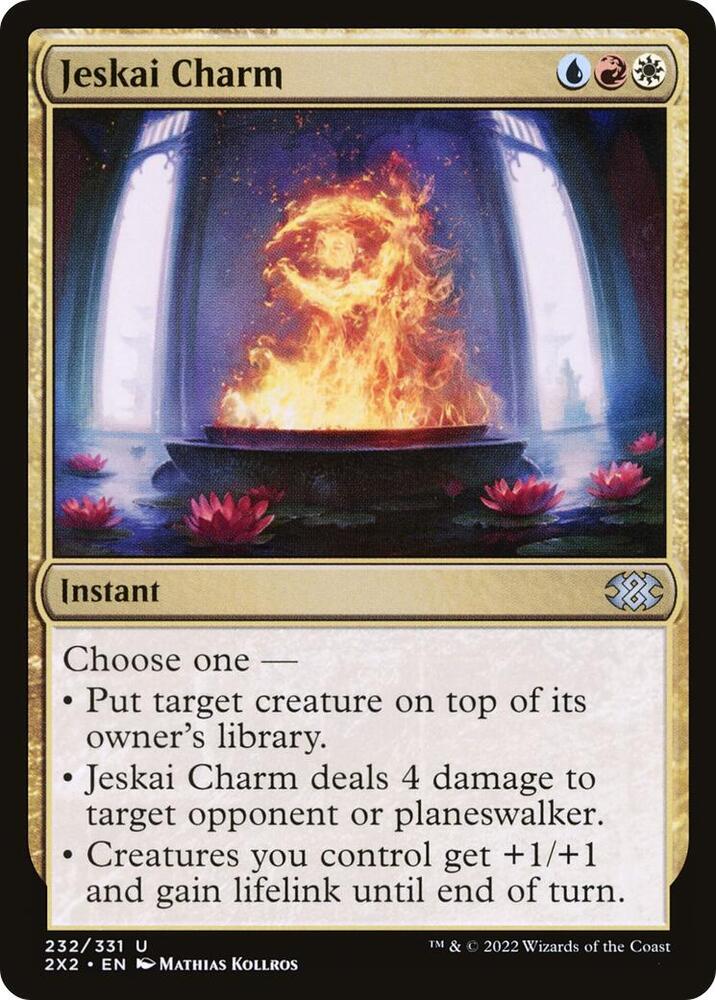 Jeskai Charm 232 card from Double Masters 2022
