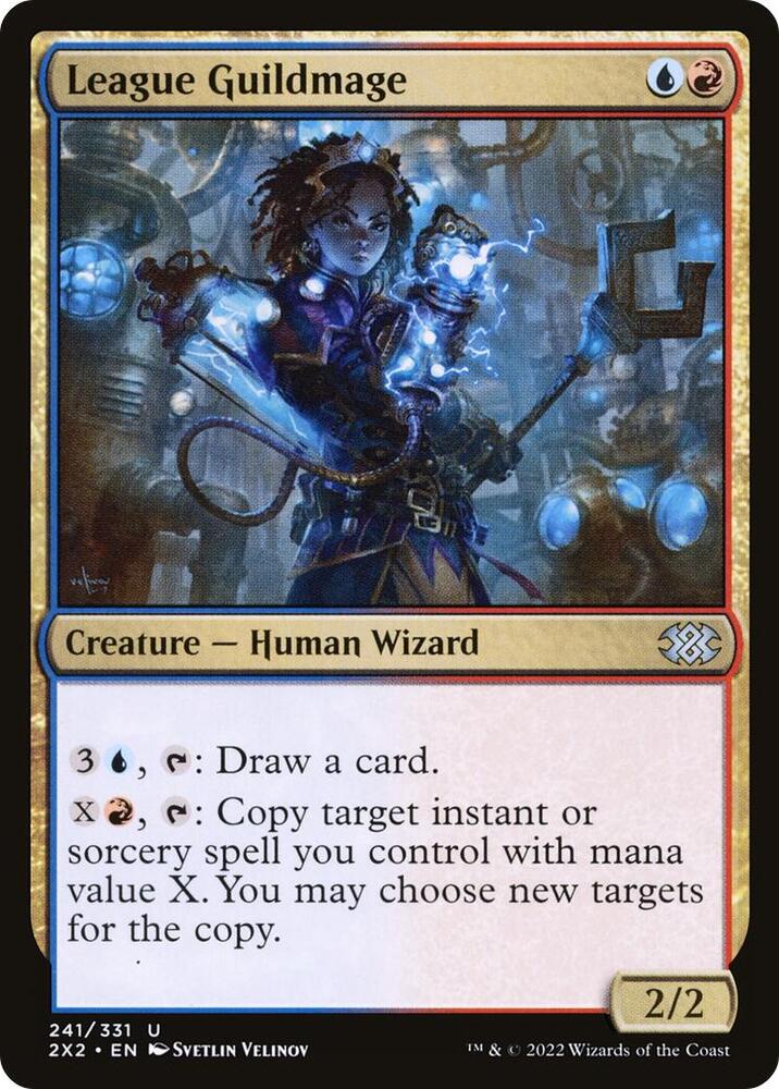 League Guildmage 241 card from Double Masters 2022