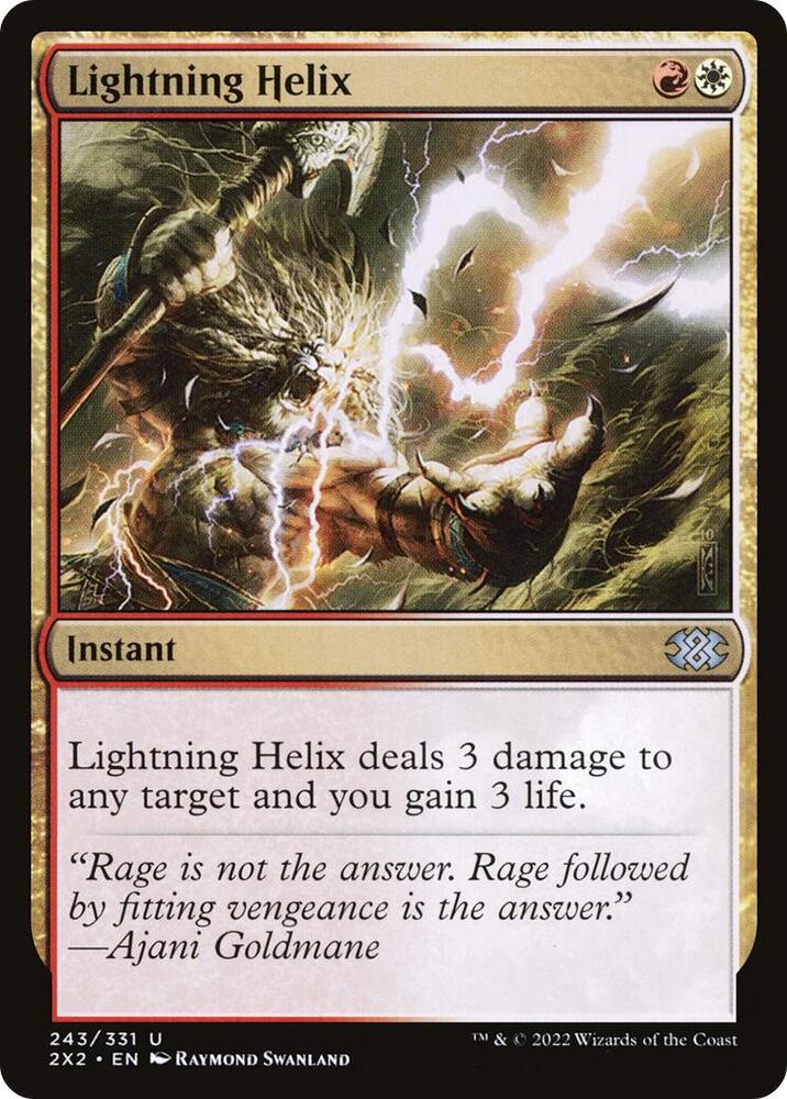 Lightning Helix 243 card from Double Masters 2022